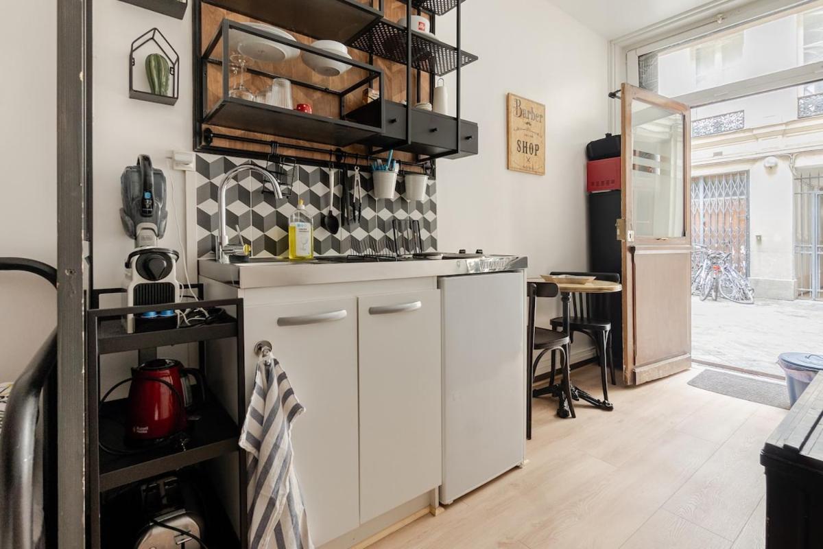 Studio Paris - Metro 7 Cadet - Quartier Faubourg-Montmartre Buitenkant foto
